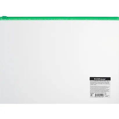 Папка на молнии А4 "Fizzy Clear" цв.молния, ассорти, Erich Krause - фото 3