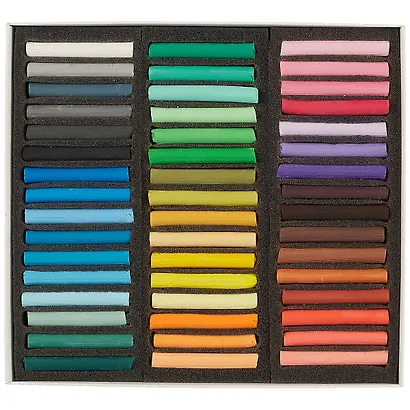 Пастель художественная 48цв "Ассорти" soft, к/к, 0022, olki - фото 2