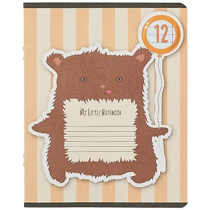 Тетрадь в линейку Academy Style, "Большие зверьки", 12 листов, в ассортименте - фото 5
