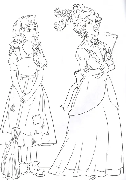 Раскраска А4 Эконом. Золушка - фото 3