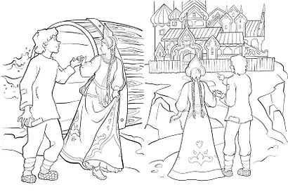 По щучьему велению. Раскраска - фото 6