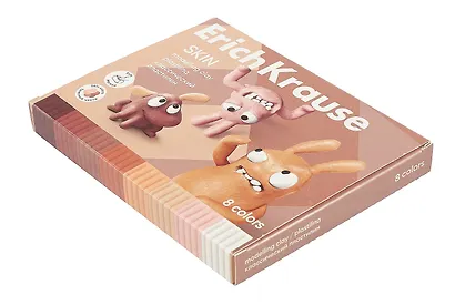 Пластилин 8 цветов 144г "Jolly Friends Skin", Erich Krause - фото 2