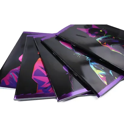 Тетрадь 48л кл. "Хакеры" печать по металлиз.пленке "Серебро", ассорти - фото 3