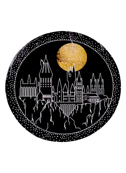 Подставка под напитки Гарри Поттер Рождество в Хогвартс (картон) (11х11) (CST004) - фото 1