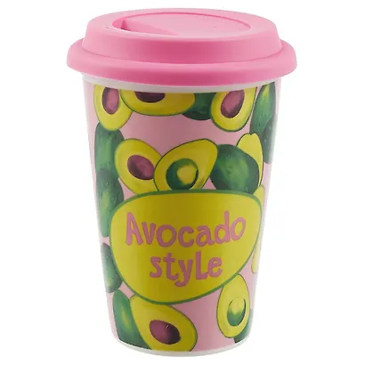 Стакан керамический Avocado style (ПВХ бокс) (ТС2017-19) - фото 1