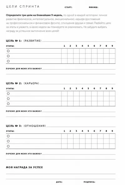 Космос. Agile-ежедневник для личного развития (черная обложка) тв - фото 3