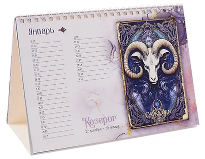 Календарь 2026г 216*147 "Карта твоего неба" настольный, домик - фото 5