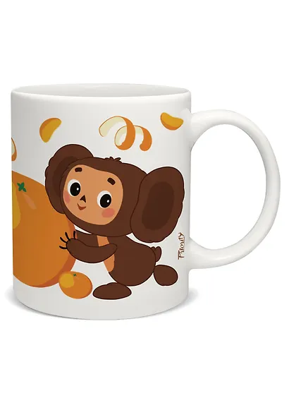 Кружка Чебурашка 330мл (керамика) - фото 2