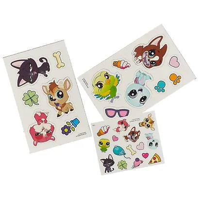 Игра, ORIGAMI Твой театр Магнитные сказки Littlest Pet Shop Вид 2 + наклейки 04427 - фото 2
