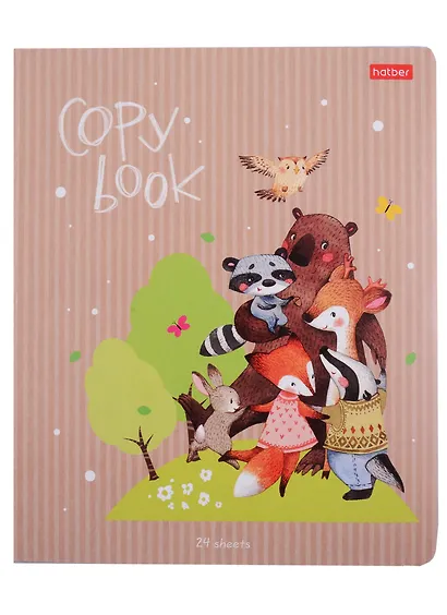 Тетрадь в клетку Hatber, "Вместе весело", 24 листа, в ассортименте - фото 5