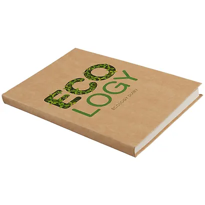 Ежедневник недат. А5 136л "Eco-friendly! №3" интегр.переплет, крафт картон, офсет - фото 2