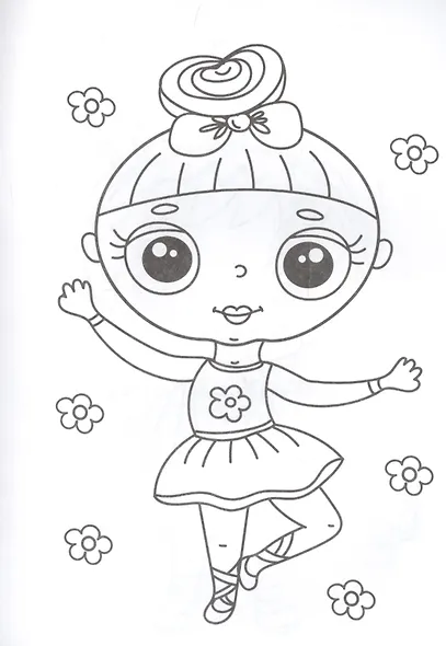 РАСКРАСКА А5 эконом. ДЕВОЧКИ - фото 3