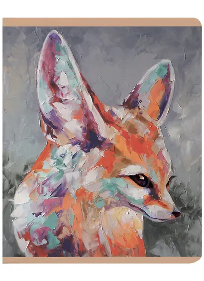 Тетрадь в клетку Listoff, "Красочные звери", 48 листов, в ассортименте - фото 6