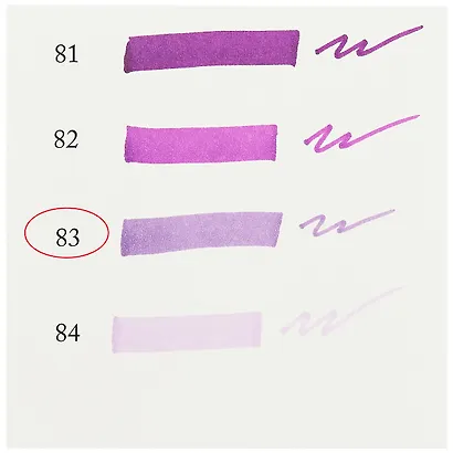 Маркер художественный "Сонет" лавандовый, двухсторон., тонк. и широк.долото, Сонет - фото 3
