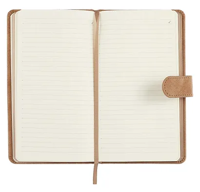 Ежедневник недат. А6+ 120л "Тиволи глосс" бежевый, кожзам, тв.переплет, тиснение фольгой, магнит.клапан, офсет, ляссе - фото 7