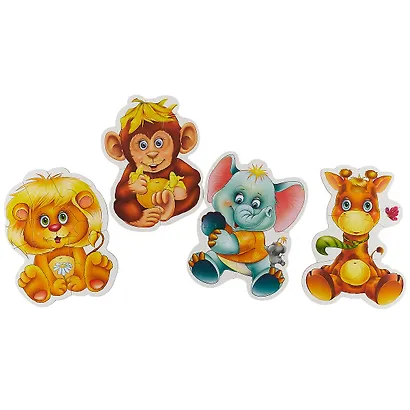Игровой набор, ТМ Vladi Toys, Мягкие пазлы Baby puzzle Зоопарк - фото 2
