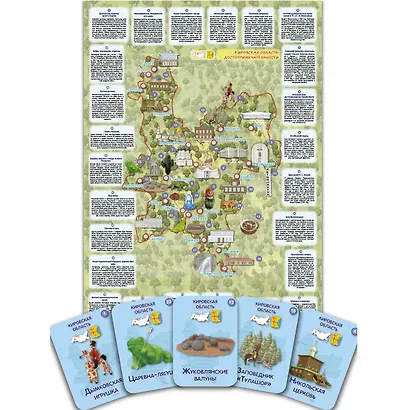 Кировская область. МЕМО Настольная игра. 50 карточек - фото 2