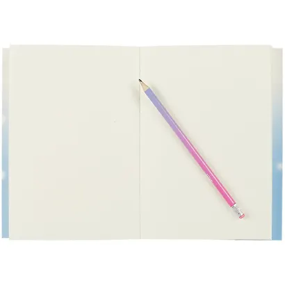 Скетчбук Аниме Девушка с белым котиком (Сёдзё) (цветная) (124л) (14,5х21) - фото 3