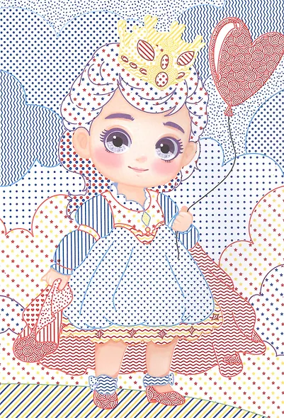 Феи и принцессы. Водная раскраска с цветным контуром - фото 4