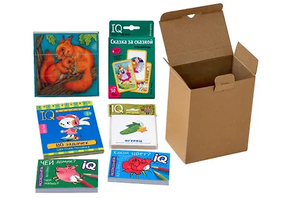 Посылка От Деда Мороза. Для детей от 3 до 4 лет. Мини-комплект IQ-игр для волшебного праздника - фото 2