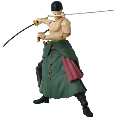 Экшн-фигурка Bandai Ван Пис Зоро Трехмечевой стиль (17см) (67778) - фото 13
