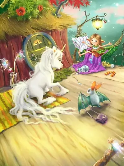 Маленький единорог. Хорошо, что есть друзья - фото 2