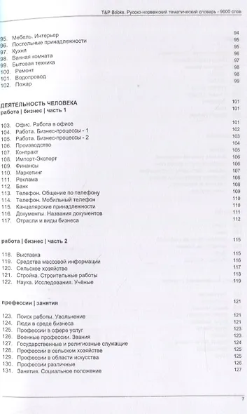 Русско-норвежский тематический словарь. 9000 слов - фото 5