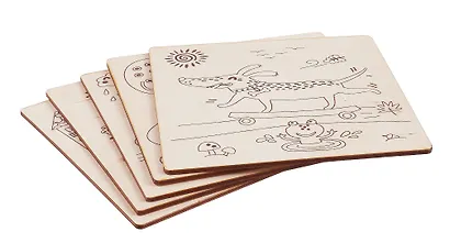 Набор заготовок для творчества "Веселая прогулка!" 15x15 см, 5 шт - фото 3