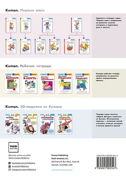 3D поделки из бумаги. Кошка и собака - фото 2