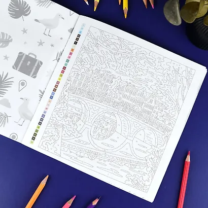 Отпуск. Раскраска 3 в 1 - фото 4