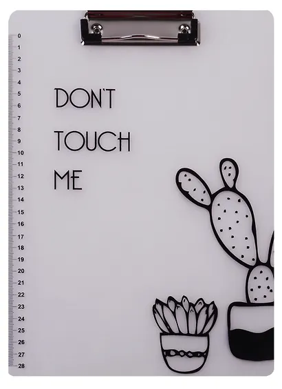 Планшет А4 "Don't touch me" - фото 1