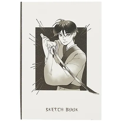Скетчбук Аниме Парень с мечом (Сёнэн) (124л) (14,5х21) - фото 1