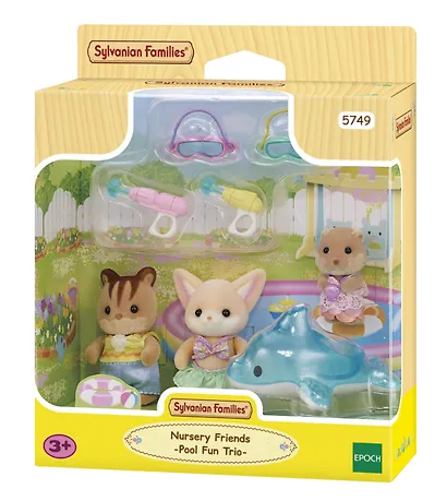 Игровой набор «Малыши и аксессуары для бассейна», Sylvanian Families - фото 1