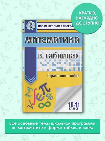 Математика в таблицах. 10-11 классы - фото 3