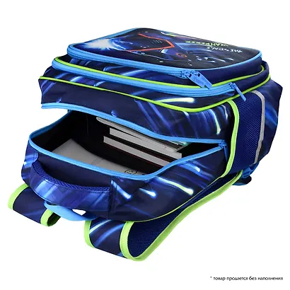 Рюкзак школьный «Космонавт», 2 отделения, 3 кармана, 38,5 см, полиэстер, Феникс+ - фото 9