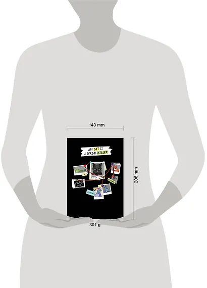 Книга для записей А5 72л " My Cat Is a Serial Killer" - фото 3