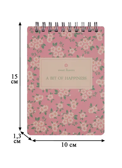 Блокнот А6 100 листов клетка "Le petit", картонная обложка, спираль - фото 3