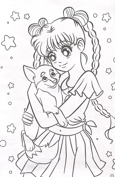 АНИМЕ-РАСКРАСКА. ГЕРОИ МАНГИ - фото 3