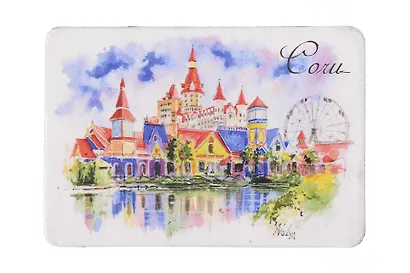 Магнит картон Парк Аттракционов (Сочи) (МК/501/012) - фото 1