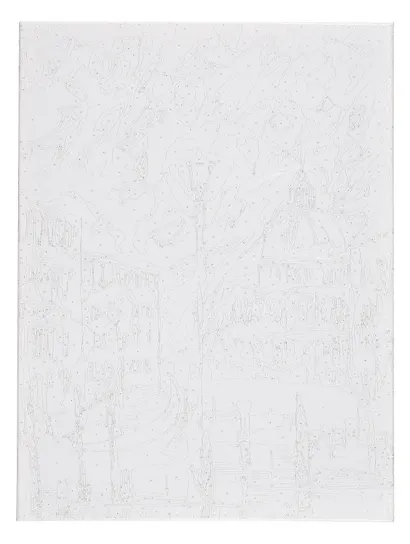 Картина по номерам 30х40 см. 30 цветов. На подрамнике. "Яркий вечер в Венеции" - фото 3