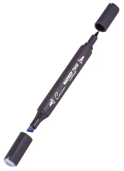 Маркер художественный "Сонет" Twin Brush сине-серый 3, Сонет - фото 2