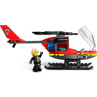 LEGO City: Пожарно-спасательный вертолёт, 85 деталей (60411) - фото 7