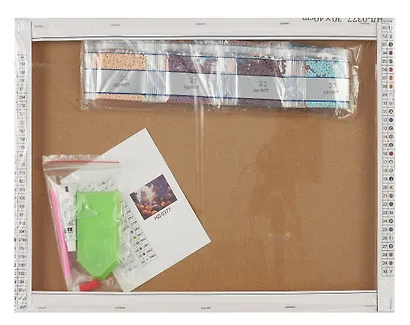 Алмазная мозаика (классическая) с подрамником, с полным заполнением "Ночные котики", 30 х 40 см - фото 4