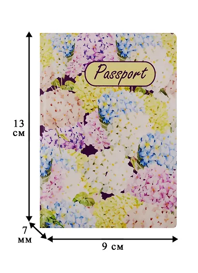 Обложка для паспорта Гортензии (ОП2017-172) - фото 2