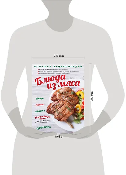 Большая энциклопедия. Блюда из мяса (книга в суперобложке) - фото 4