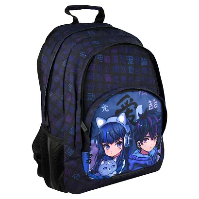 Рюкзак "Кибер Аниме"33*43*13,5 см, 1 отделение, 4 кармана, полиэстер - фото 1