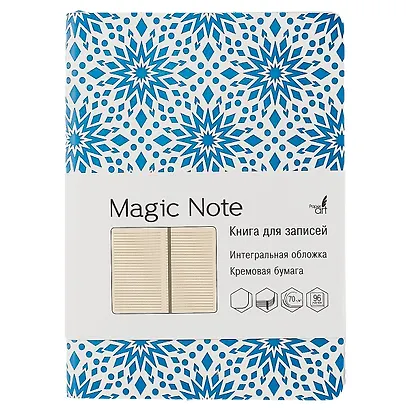 Книга для записей Magic Note, А6, 96 листов, голубой - фото 1