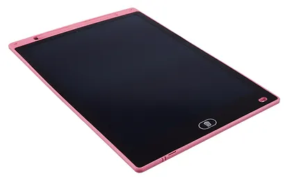 Графический планшет. Розовый (12 дюймов, стилус, батарейка CR2025) - фото 4