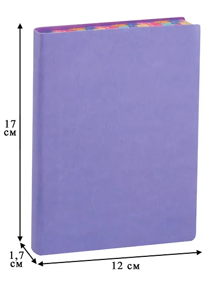 Ежедневник недатированный А6 160 листов "Сариф" сиреневый - фото 2