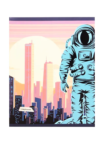 Тетрадь в клетку Listoff, "Поп-Арт", 96 листов, в ассортименте - фото 1